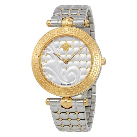 versace women's silver watch tortoise shell|Versace credit card check.